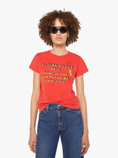 Mother The Lil Goodie Flying Eagle Base T-shirt In Red