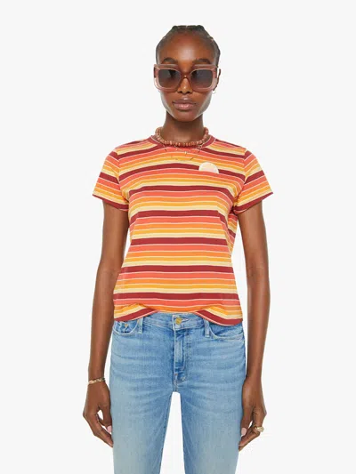 Mother The Lil Goodie Goodie Fire In The Sky T-shirt In Sunset, Size Large