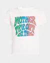 Mother The Lil Goodie Goodie Graphic Tee In White