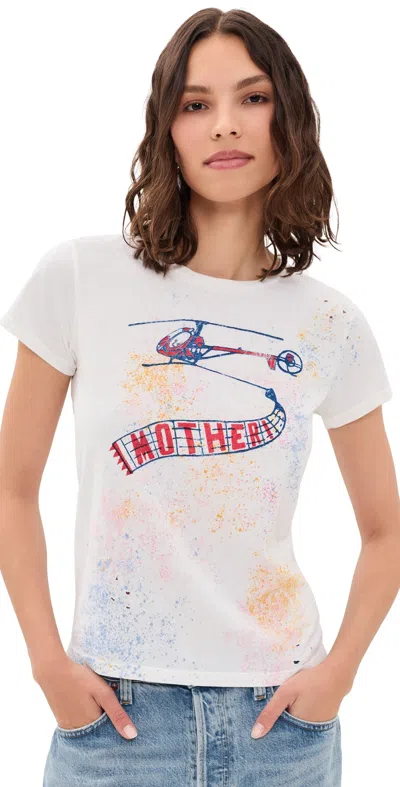 Mother The Lil Goodie Hellicopter T-shirt In Red
