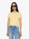 Mother The Lil Goodie Goodie Sunshine Daydream T-shirt In Yellow