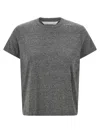 Mother Short Sleeve Crew Neck T-shirt In Gray