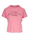 Mother The Lil Goodie Goodie T-shirt In Pink