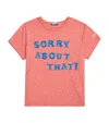 Mother The Lil Goodie Goodie Sorry About That T-shirt In Pink