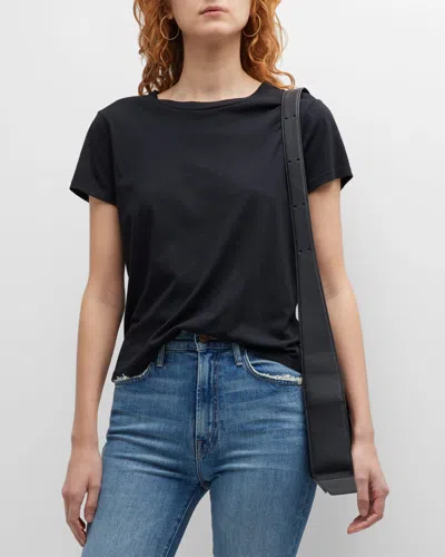 Mother The Lil Goodie Goodie Tee Shirt In Black