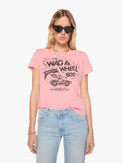 Mother The Lil Goodie Goodie Graphic-print T-shirt In Pink