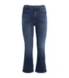 Mother The Hustler Ankle Jeans In Blue Cotton In Blue