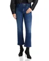 Mother The Swooner Rascal High Waist Ankle Jeans In Heirloom