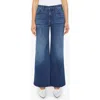 Mother Lil Tomcat Roller Skimp High Rise Ankle Jeans In Perfectly Imperfect In Blue