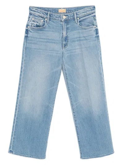 Mother The Lil Maven Jeans In Blue