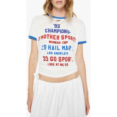 Mother The Lil Ringer Champions T-shirt In White
