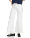 MOTHER THE LIL' ROLLER FRAY PETITES HIGH RISE WIDE LEG JEANS IN FAIREST OF THEM ALL