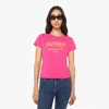 Mother The Lil Sinful Bad Decisions Club Shirt In Pink