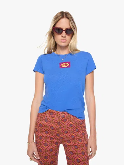 Mother The Lil Sinful Squiggle T-shirt In Blue
