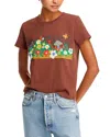 Mother The Lil Sinful Meadow T-shirt In  Meadow