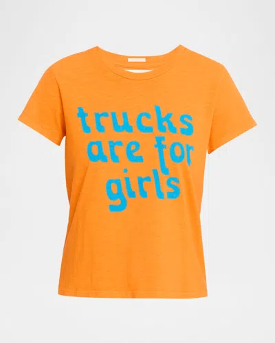 Mother The Lil Sinful Tee In Orange