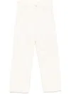 Mother High Waist Jeans In Light Beige In White