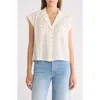 Mother The Line Your Pockets Metallic Button-up Shirt In Glimmering Light