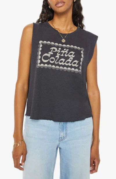 Mother Women's The Lil Goodie Goodie Chop Tank In Pina Colada