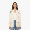 Mother The Long Drop Cardigan Out There Shirt In White