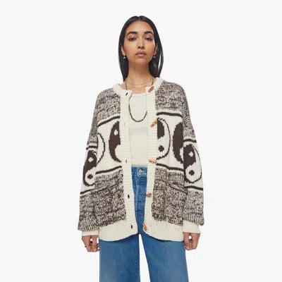 Mother The Long Drop Cardigan The Good And The Bad Jumper In Brown