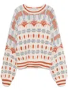 Mother The Long Drop Pullover In White