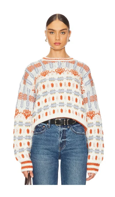 Mother The Long Drop Pullover In White