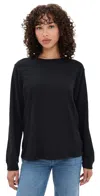 Mother The Long-sleeve Rowdy Tee In Black