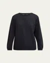 Mother The Long-sleeve Rowdy Tee In Black