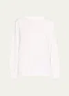 Mother The Long-sleeve Rowdy Tee In Bright White
