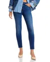 Mother The Looker Fray Ankle Jeans In Yakkity Yak In Yakkity Yak