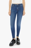 Mother Looker Ankle Fray Jean In Yakkity Yak In Yakkity Yak