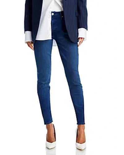 Mother The Looker High Rise Skinny Jeans In Taking Shape In Blue