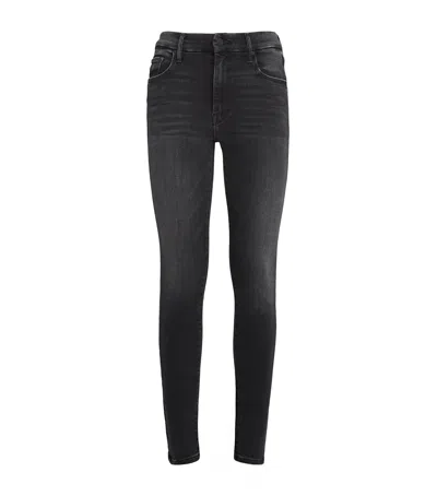 Mother The Looker Jeans In Grey