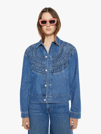 MOTHER THE LOOP DE LOOP RAGS TO RICHES JACKET IN MULTI, SIZE LARGE
