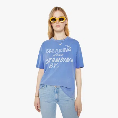 Mother The Lowdown Breaking And Standing By T-shirt In White