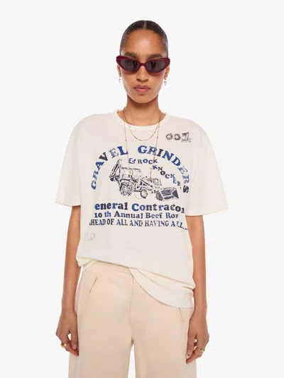 Mother The Lowdown Gravel Grinder T-shirt In White