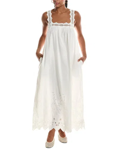 Mother The Lullaby Maxi Dress In White