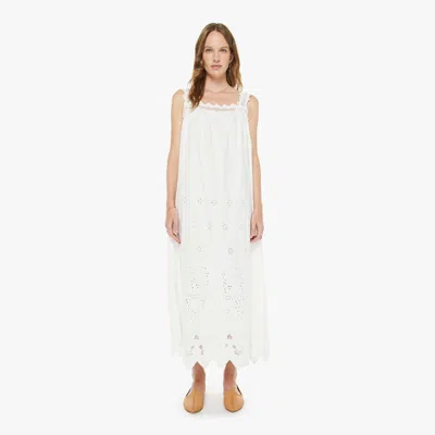 Mother The Lullaby Maxi Marshmallow Skirt In White