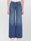 Mother The Ditcher Roller Sneak Jeans In Blue