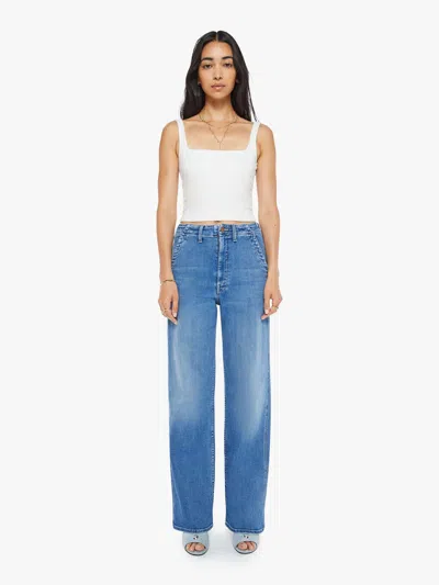 Mother The Major Prep Zip Sneak Ready, Set, Go! Jeans In Multi