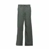 Mother The Major Sneak Fray Jeans In Green Cotton