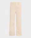 Mother The Major Zip Ankle Jeans In Neutral