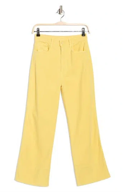 Mother The Maven Ankle Straight Leg Jeans In Yellow