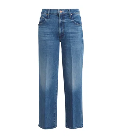 Mother The Maven Mid-rise Ankle Jeans In Blue