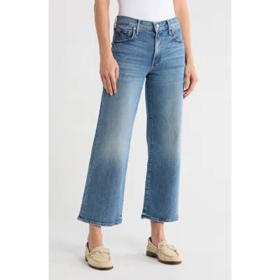 Mother The Maven Mid Rise Ankle Wide Leg Jeans