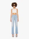 Mother The Maven Sneak All Fired Up Jeans In Blue