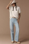 Mother The Maven Sneak High-rise Straight-leg Jeans In Animal Print