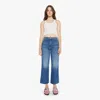 Mother The Maven Wide Hem Ankle Rags To Riches Jeans In Multi