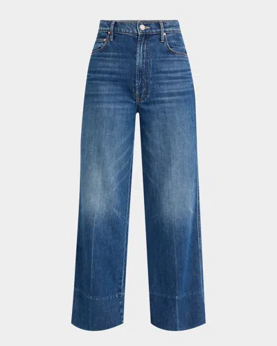 Mother The Maven Wide Leg Jeans In Rags To Riches